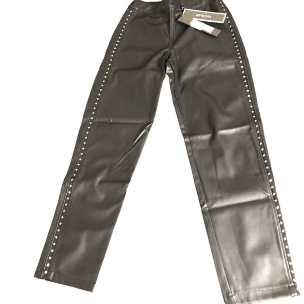 Religion Faux Black Leather Pants Size Small